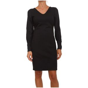 Armani Exchange - Dress Nero - Korte Aansluitende Dagjurk - Zwart - Dames