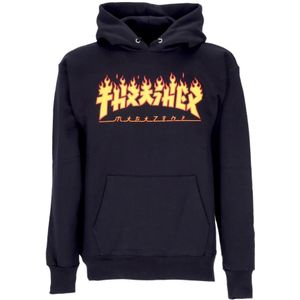 Thrasher, Heren, Sweatshirts & Hoodies, Zwart, Maat: M Lame,