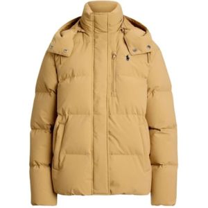 Polo Ralph Lauren, Dames, Jassen, Bruin, Maat: M Poliester,