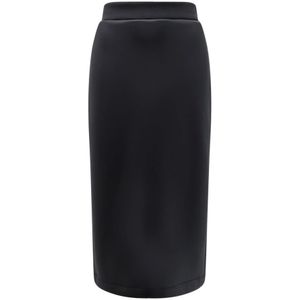 Moncler - Hoge Taille Rok - Zwart - Polyester