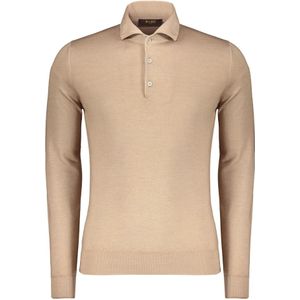 Moorer, Heren, Truien, Beige, Maat: 2XL Zijde,