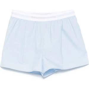 Alexander Wang, Dames, Korte broeken, Blauw, Maat: M
