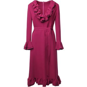 Valentino Garavani, Dames, Jurken, Roze, Maat: M Zijde,