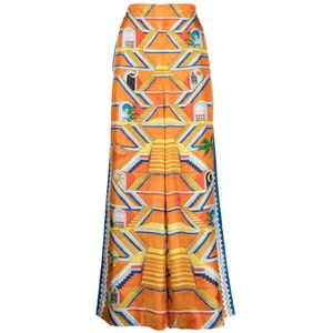 Casablanca, Dames, Broeken, Veelkleurig, Maat: S