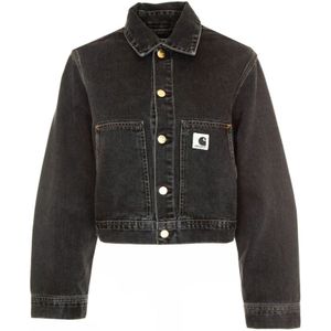 Carhartt Wip, Dames, Jassen, Grijs, Maat: M Katoen,