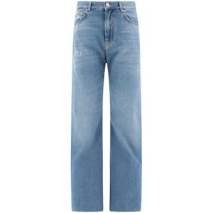 Pinko, Dames, Jeans, Blauw, Maat: W29 Katoen,