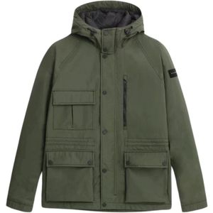 Woolrich Mountain Herenjas , Green , Heren , Maat: L