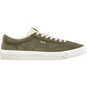 Dior Leren Sneakers met Suède Detail , Green , Heren , Maat: 47 EU