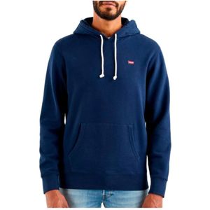 Levi's, Heren, Sweatshirts & Hoodies, Blauw, Maat: XS Katoen,