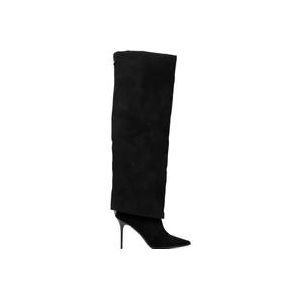 Balmain Ariel Hoge Laarzen , Black , Dames , Maat: 38 1/2 EU