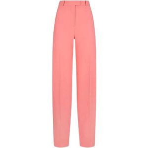 The Attico, Dames, Broeken, Roze, Maat: XS Viscose,