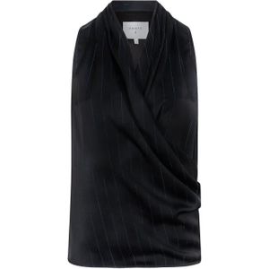 Dante 6, Dames, Tops, Zwart, Maat: XS Satijn,