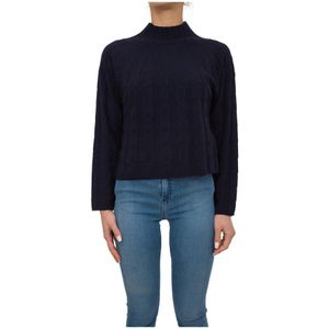 Marella, Dames, Truien, Blauw, Maat: M Wol,