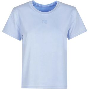 T by Alexander Wang, Dames, Tops, Blauw, Maat: M