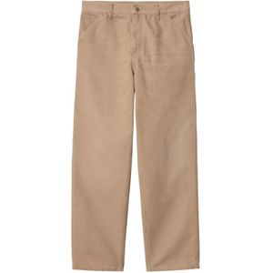Carhartt Wip, Heren, Broeken, Beige, Maat: W30