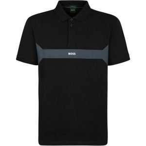 Hugo, Heren, Tops, Zwart, Maat: M Katoen,