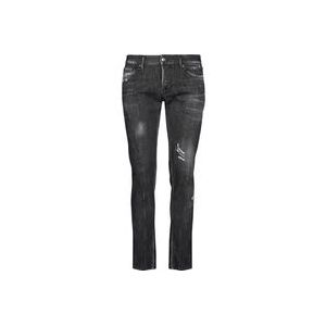 Dsquared2 Slim Fit Jeans voor Heren , Black , Heren , Maat: XS