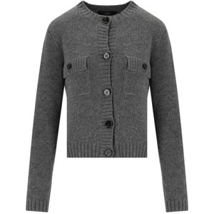 Weekend Max Mara, Dames, Truien, Grijs, Maat: XS Wol,