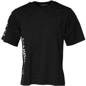 Dolce & Gabbana - Crew Neck T-shirt - Zwart - 100% Katoen