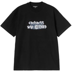 Carhartt Wip, Heren, Tops, Zwart, Maat: M