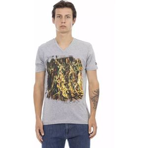 Trussardi, Heren, Tops, Grijs, Maat: L Katoen,