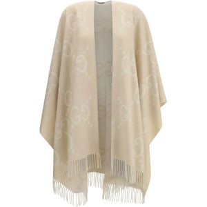 Gucci, Dames, Jassen, Beige, Maat: ONE Size Kasjmier,