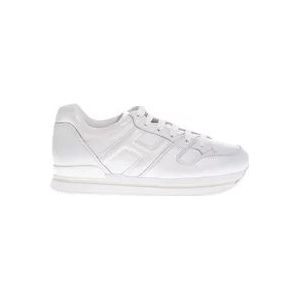 Hogan Witte lage sneakers met hagedisprint applicatie , White , Dames , Maat: 40 EU