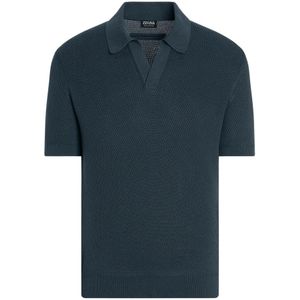 Zegna, Heren, Tops, Groen, Maat: L