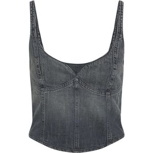 Balenciaga, Dames, Tops, Blauw, Maat: S Denim,