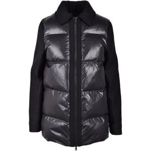 Love Moschino, Dames, Jassen, Zwart, Maat: L Wol,