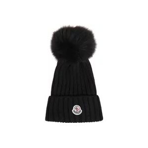 Moncler Pomponmuts , Black , Dames , Maat: ONE Size