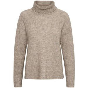 My Essential Wardrobe, Dames, Truien, Beige, Maat: M Wol,