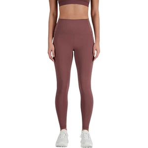 New Balance, Dames, Broeken, Bruin, Maat: XS Spandex,