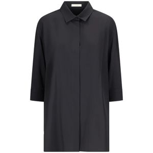 The Row, Dames, Blouses & Shirts, Zwart, Maat: XS Wol,