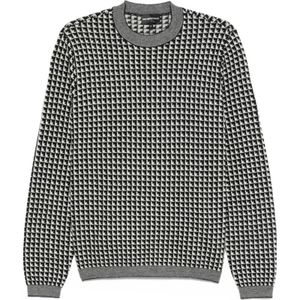 Emporio Armani, Heren, Truien, Zwart, Maat: 2XL Zijde,