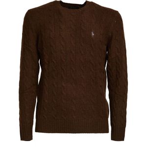 Polo Ralph Lauren, Heren, Truien, Bruin, Maat: S Wol,