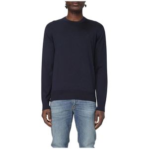 Dolce & Gabbana, Heren, Truien, Blauw, Maat: L Wol,