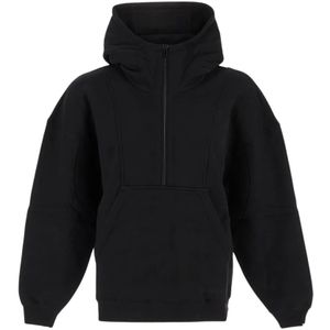 Saint Laurent, Heren, Sweatshirts & Hoodies, Zwart, Maat: S
