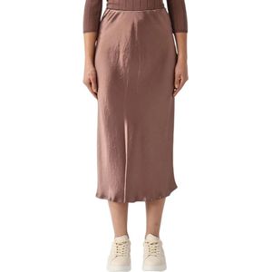 Max Mara, Dames, Rokken, Paars, Maat: L Satijn,