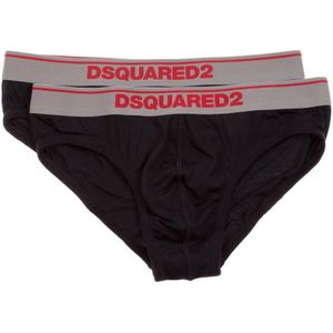 Dsquared2, Heren, Ondergoed, Zwart, Maat: M Acryl,