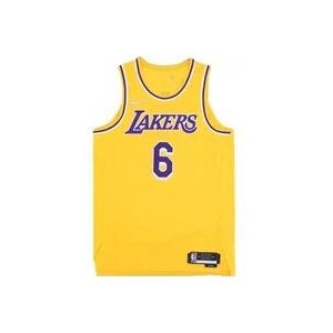 Nike LeBron James NBA Authentiek Jersey , Yellow , Heren , Maat: M