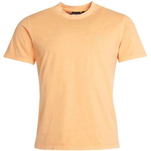 Barbour, Heren, Tops, Oranje, Maat: M Katoen,