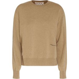 Marni, Dames, Truien, Bruin, Maat: XS Kasjmier,