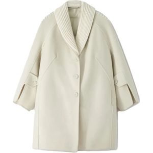 Ermanno Scervino, Dames, Mantels, Beige, Maat: XS
