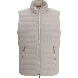 Brunello Cucinelli, Heren, Jassen, Beige, Maat: XL Polyamide,