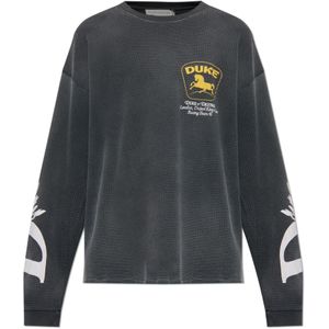 Duke + Dexter, Heren, Tops, Grijs, Maat: S