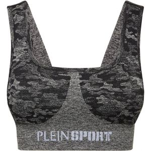 Plein Sport - Seamless Crossed Straps - Sport Bh - Zwart