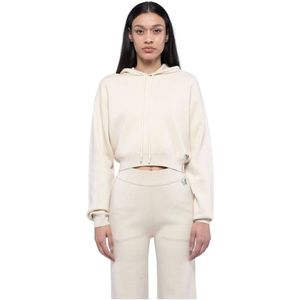 Richmond, Dames, Sweatshirts & Hoodies, Wit, Maat: XL Nylon,