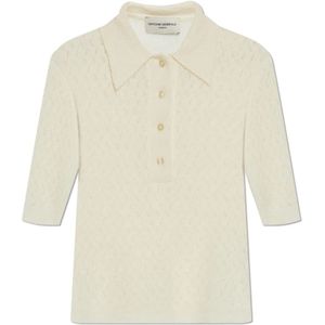 Officine Générale, Dames, Truien, Beige, Maat: S Wol,