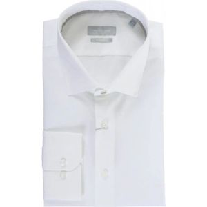 Michael Kors, Heren, Overhemden, Wit, Maat: L Leer,